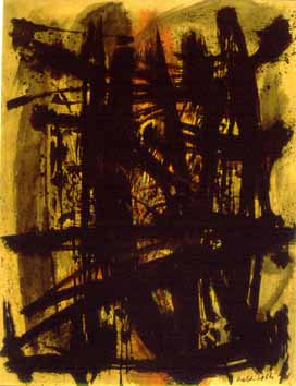Armando BALDINELLI "Composition", 1962 - wash on paper - 53x40 cm (PELMAMA) THF