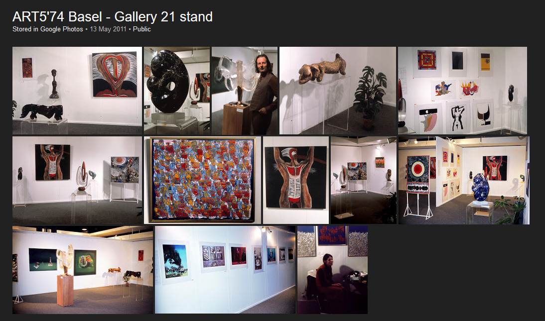 ART5'74 Basel - Gallery 21 stand - 13 views