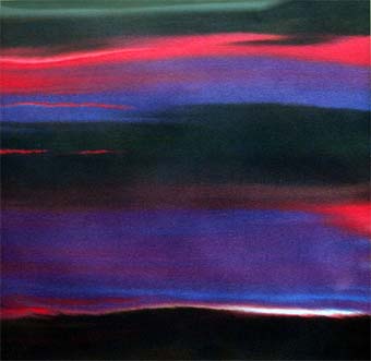 John J BLOM "Where the sun melts the moon VII."., 1988 - Parker Quick permanent inks - 37.5x38.5 cm THF