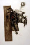 Ezrom LEGAE "Crucifixion Series", 1979 - pencil crayon on paper (PELMAMA)