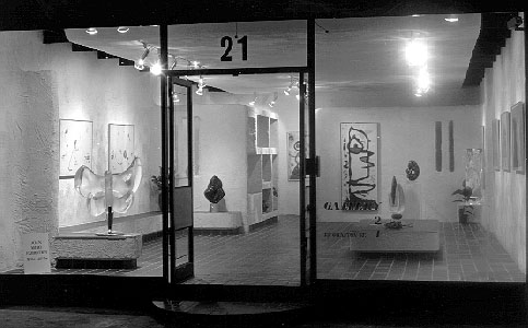 Gallery 21 London - 1974 opening exhibition showing Joan Mir, Zoltan Borbereki