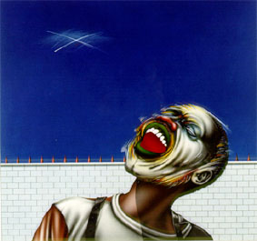 Norman CATHERINE "Walls without clouds", 1979  - airbrush - 041x044 cm (PELMAMA) © Norman CATHERINE