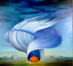 Stanislaw KORS "In the beginning", 1983 - oil/canvas - 150x170 cm (PELMAMA) THF