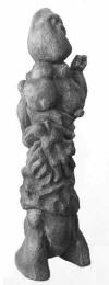 DUMILE Sculpture "Father", 1966 - terracotta