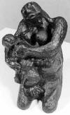 DUMILE bronze ed. 3 - "Mother + child", 1966