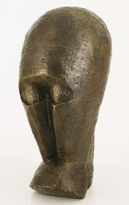 Ezrom LEGAE "Head of a wise man", 1969 - bronze 2/5 - 36x16x20 cm (Img M Stevenson)