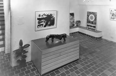 Gallery 21 London - Basement Gallery - 1974 - with works by SITHOLE, BALDINELLI and Joan MIRO