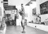 Gallery 101 Rand Central street level 1966 with Mme Haenggi + assistant plus Esias Bosch ceramics, Gordon Vorster, Louis Steyn batik, Johan van Heerden, Edoardo Villa, Judith Mason (She Wolf)