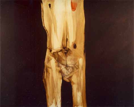 Judith MASON "The Crucifix", 1971 - oil/canvas - 122x152 cm (PELMAMA)