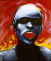 Norman CATHERINE "Apocalypse", 1982/84  - acrylic on canvas - 093.5x076 cm (PELMAMA) © Norman CATHERINE