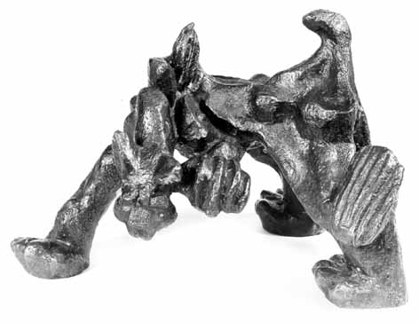 Stanley NKOSI "Itchy", 1973 - bronze 2/6 - 22.5x34x25 cm (PELMAMA)
